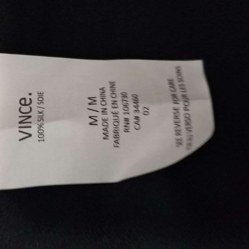 Vince silk blouse size M - Picture 5 of 6